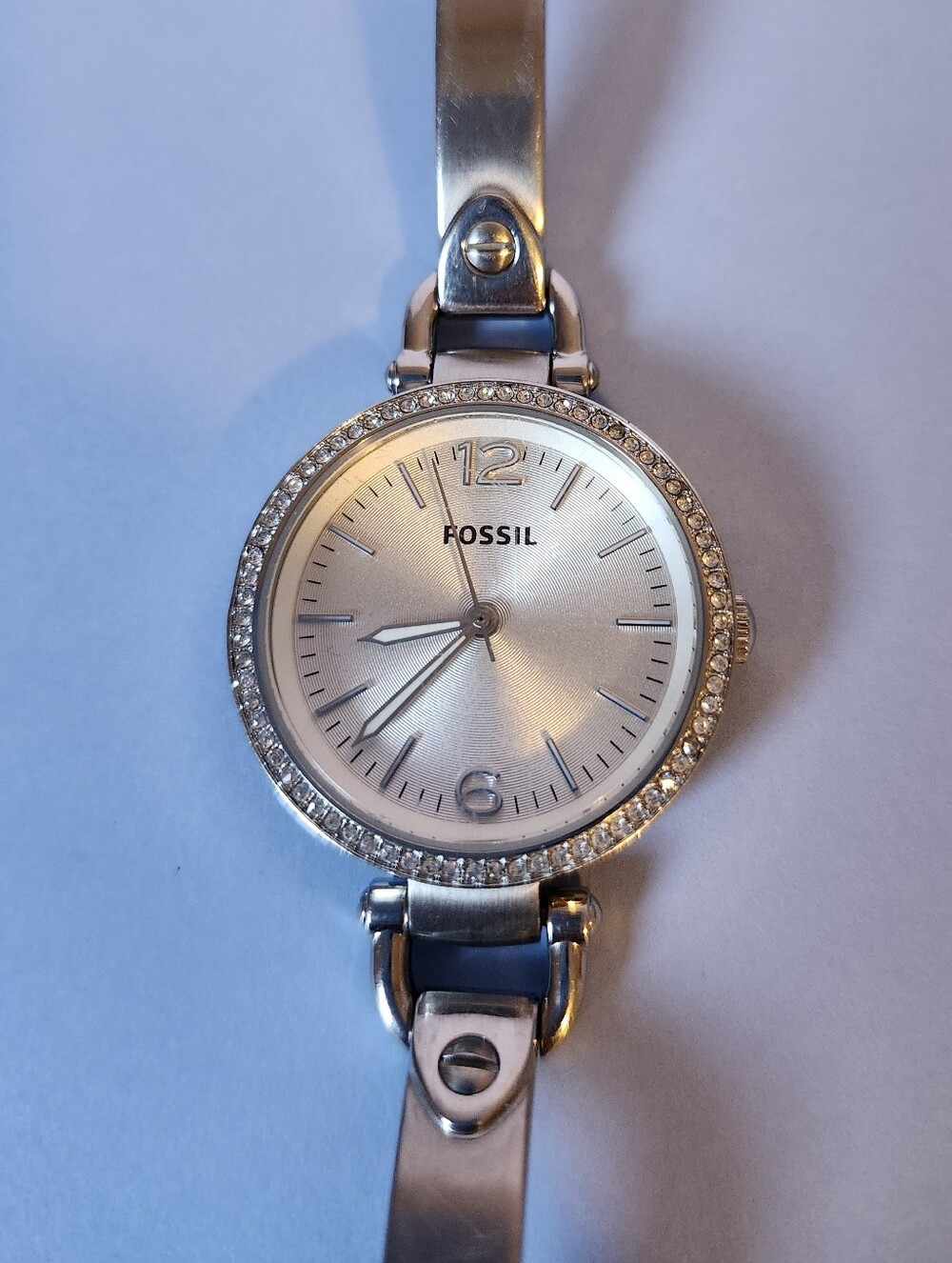 FOSSIL WATCH STYLE ES3225 Georgia Glitz Silver Watch